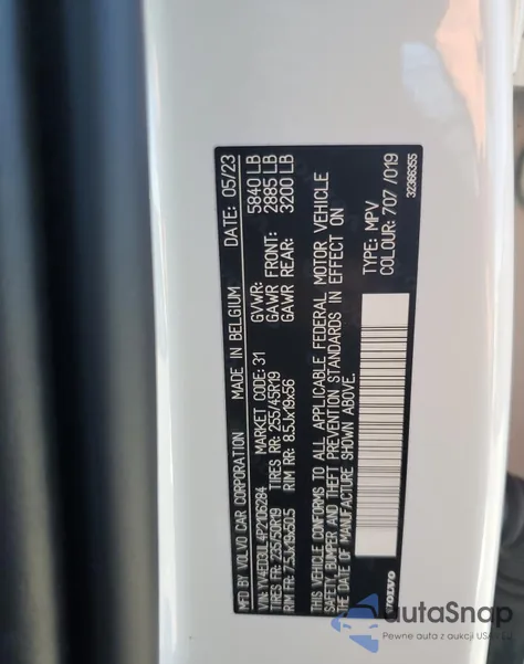 2023 Volvo Xc40 Recharge Plus from USA, damaged, VIN YV4ED3UL4P2106284